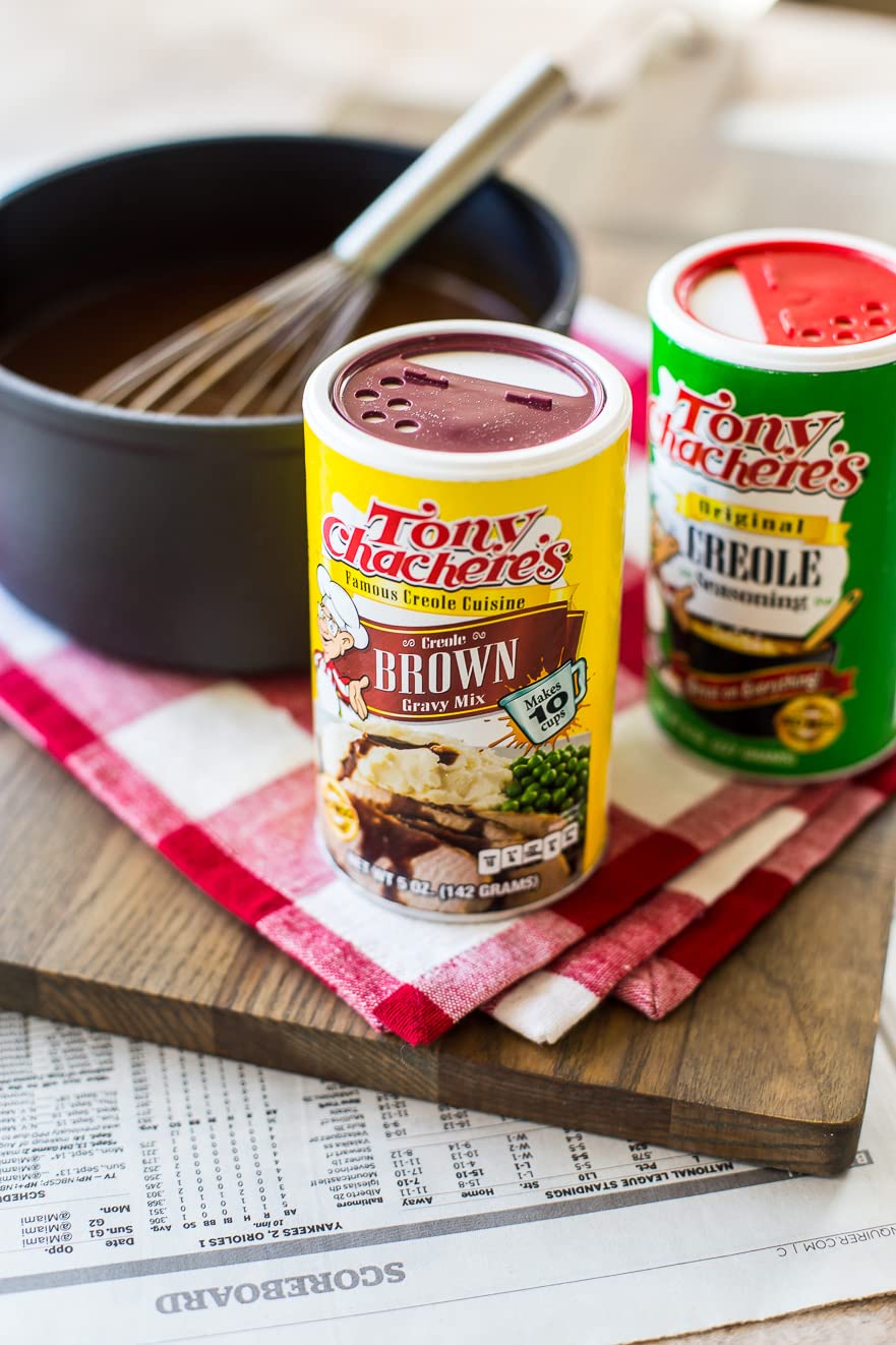 Tony Chachere Instant Gravy Mix, Creole, Roux, 3 Count
