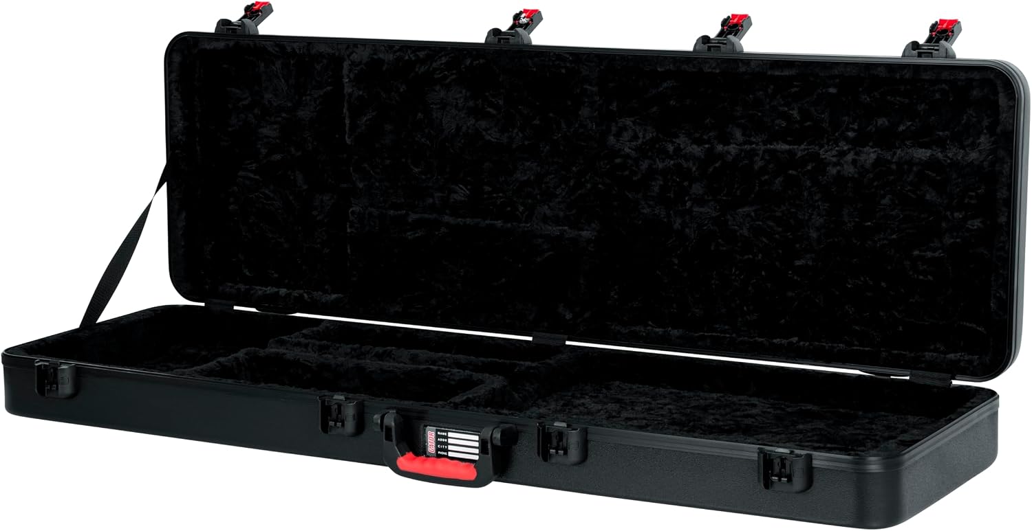 Gator Cases Molded Flight Case For SG Style Double Cut Away Guitars With TSA Approved Locking Latch, (GTSA-GTRSG)