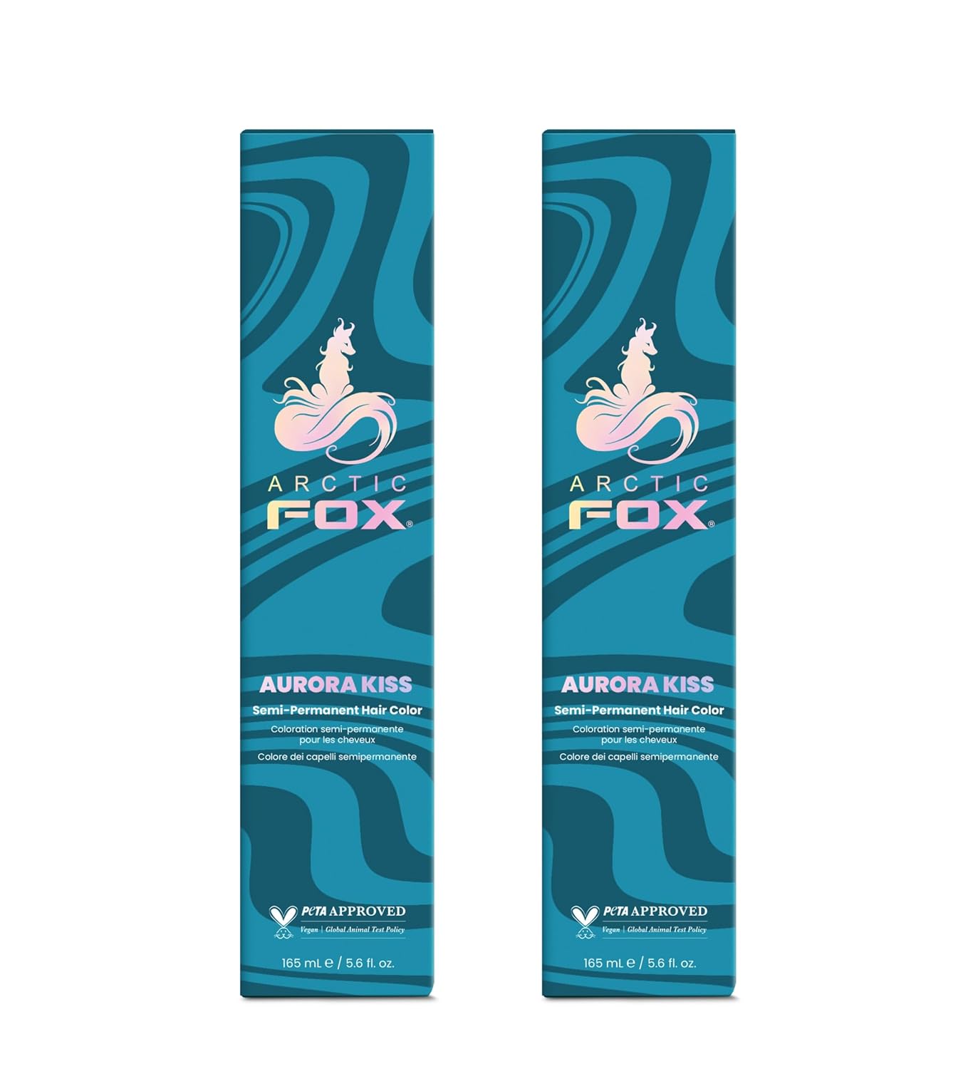 ARCTIC FOX Virgin Pink Semi-Permanent Hair Color - Vegan - 4 fl oz | Vivid and Vibrant, Cruelty Free, Ammonia Free, Peroxide Free, , Cream Formula