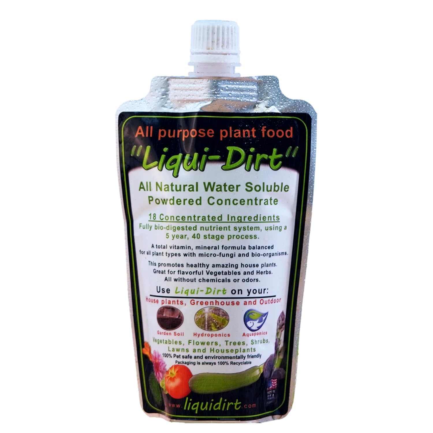Soil Booster Plant Food Makes Up to 250 Gallons of Nutrient Mix