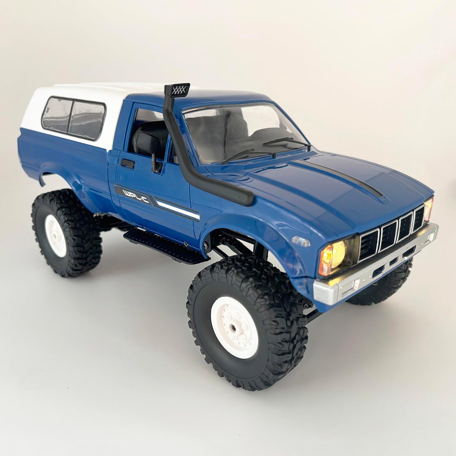 RC Crawler WPL C24 RC Rock Crawler RC Truck 4x4 1/16 Scale All Terrain | Remote Control Pickup Off Road RTR with 2.4 GHz Proportional Throttle