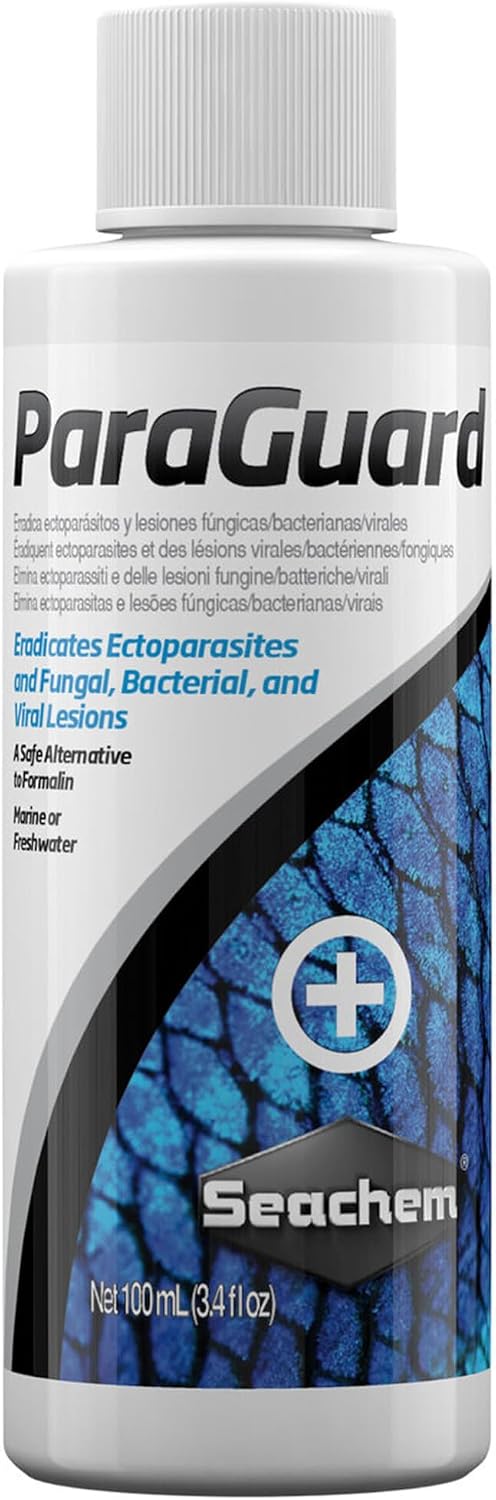 Seachem for external fungal/bacterial/viral lesions ParaGuard 100ml
