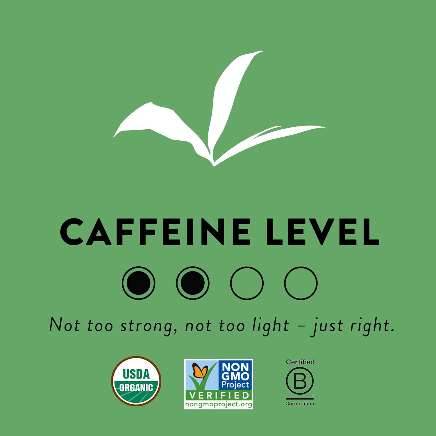 Choice Organics - Organic Japanese Green Tea (6 Pack) - Compostable - Contains Caffeine - 96 Organic Green Tea Bags