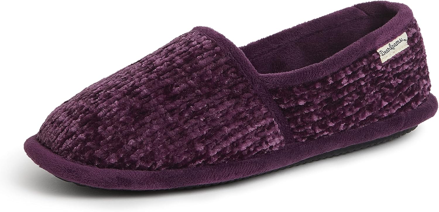Dearfoams Women's Chenille A-line Slipper