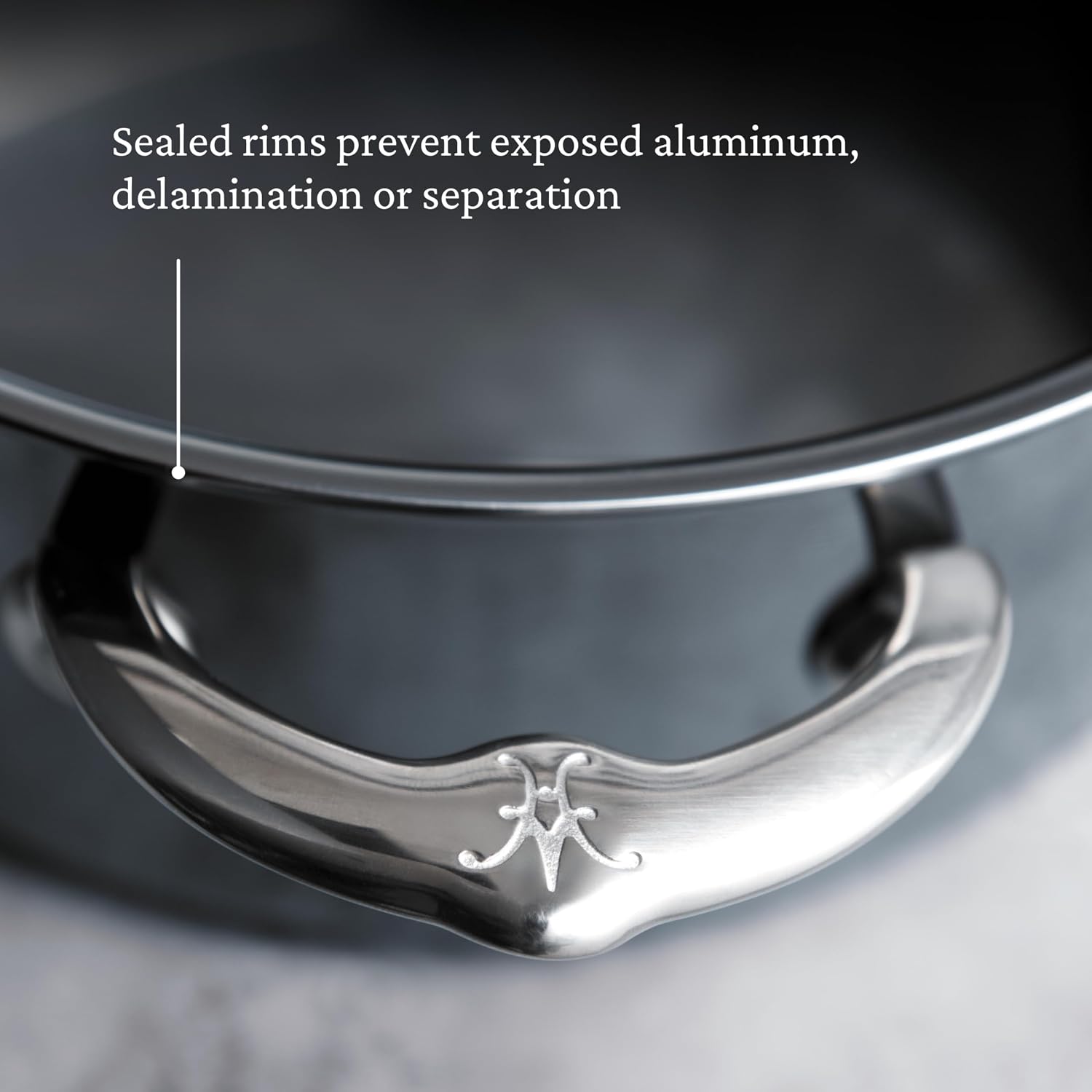 Hestan NanoBond Molecular Titanium Stainless Steel 10-Piece Cookware Set - PFAS-Free - Induction Compatible, Dishwasher Safe