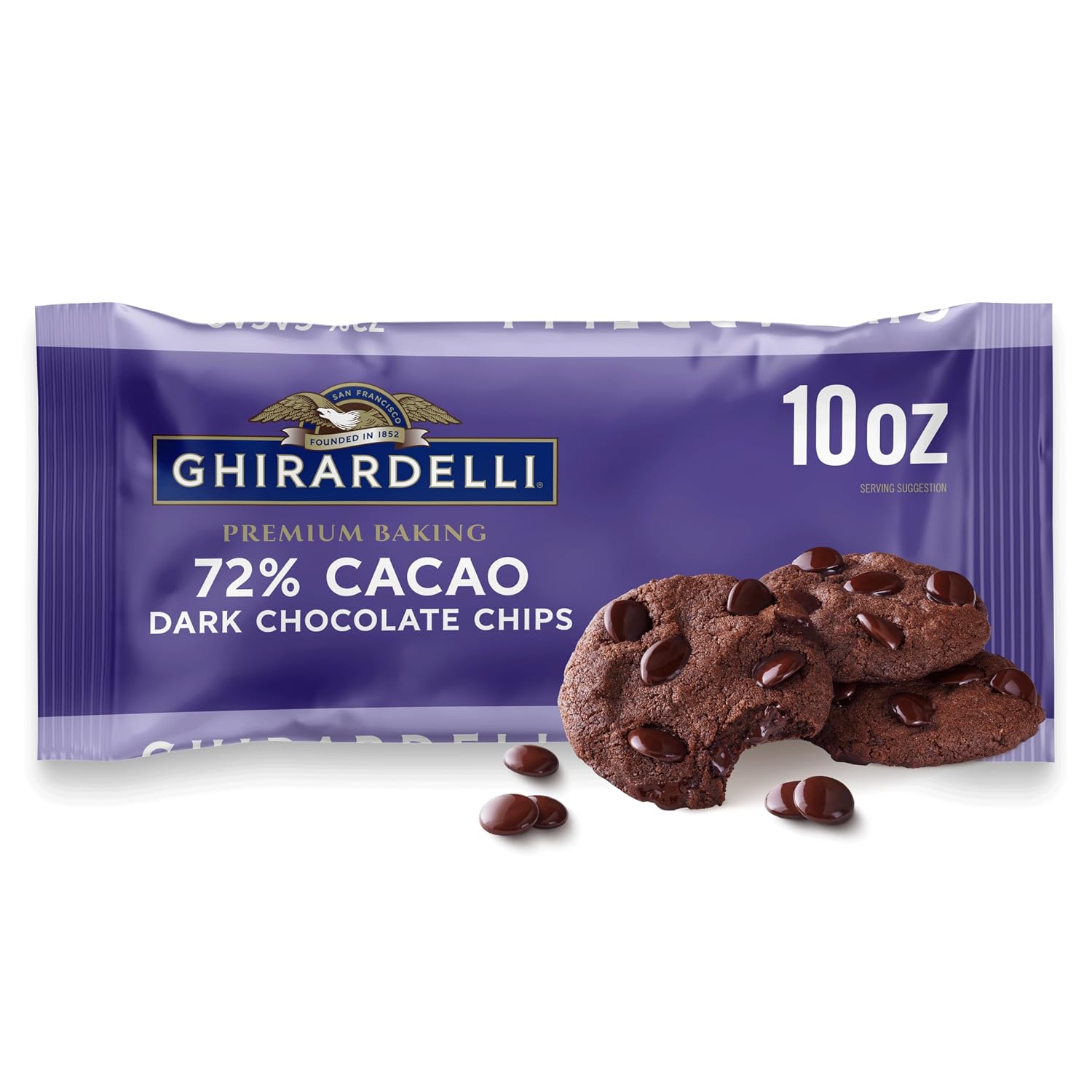 Ghirardelli, Baking Chips Semi Sweet, 12 Ounce