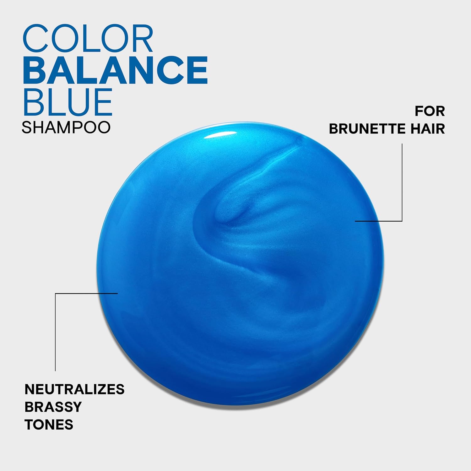 Joico Color Balance Blue Shampoo | For Lightened Brown Hair | Eliminate Brassy Orange Tones | Boost Color Vibrancy & Shine | Protect Against Harmful