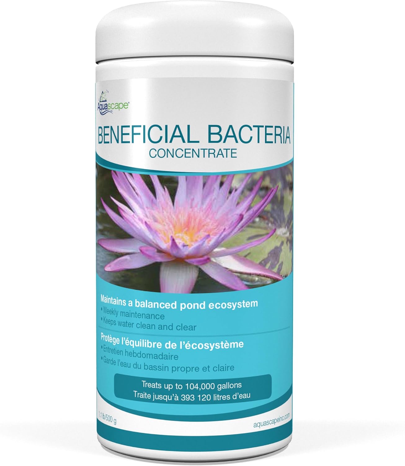 Aquascape Dry Beneficial Bacteria for Pond and Water Features, 8.8 Ounce (Pack of 1), 98948 , white
