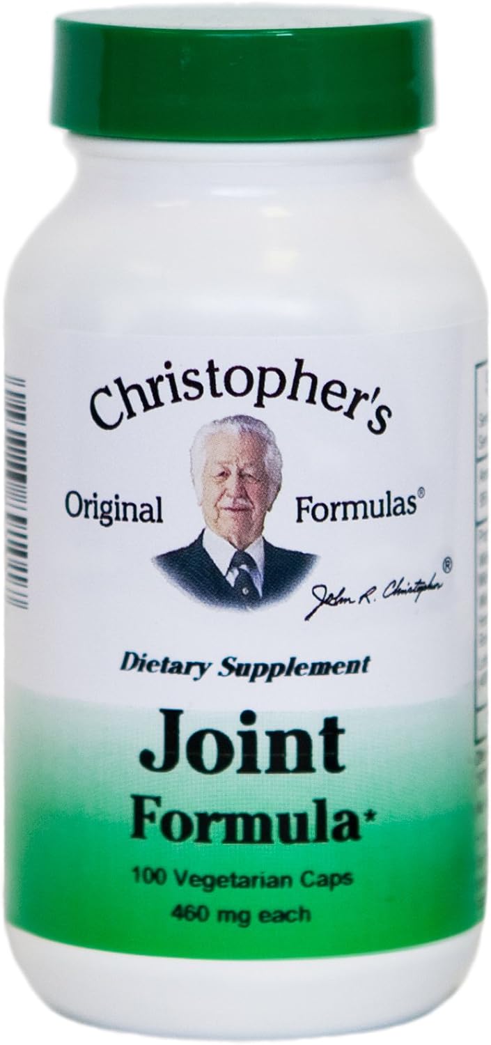 Christopher's Original Formulas Joint Formula – 100 Vegetarian Capsules – Synergistic Herbal Blend for Joint Support – Made in The USA