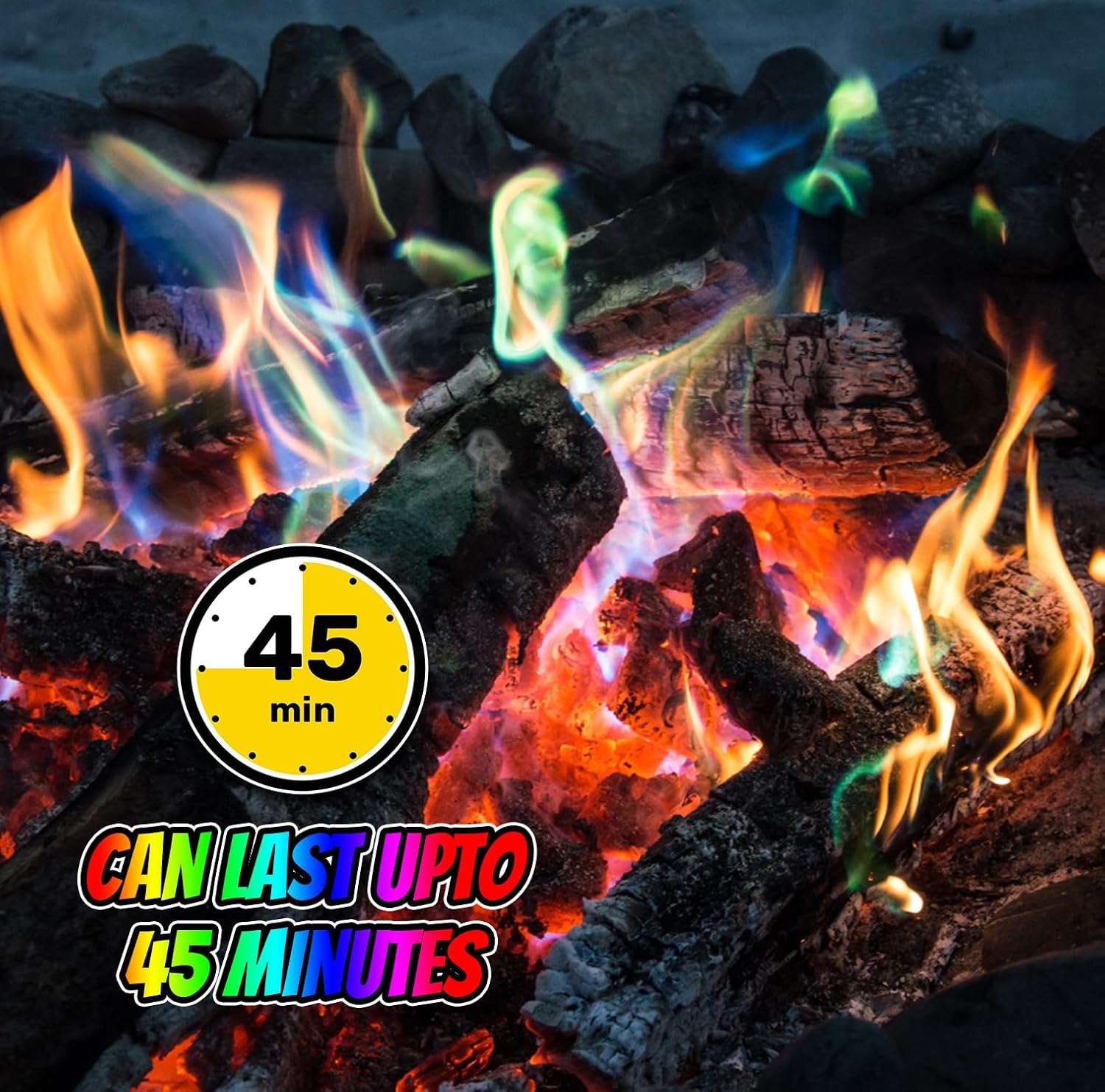 Mystical Fire Merlin’s Fire Color Changing Packets Fire Color Packets 6pk | 6-pack color changing fire packets creates colorful flames in fire