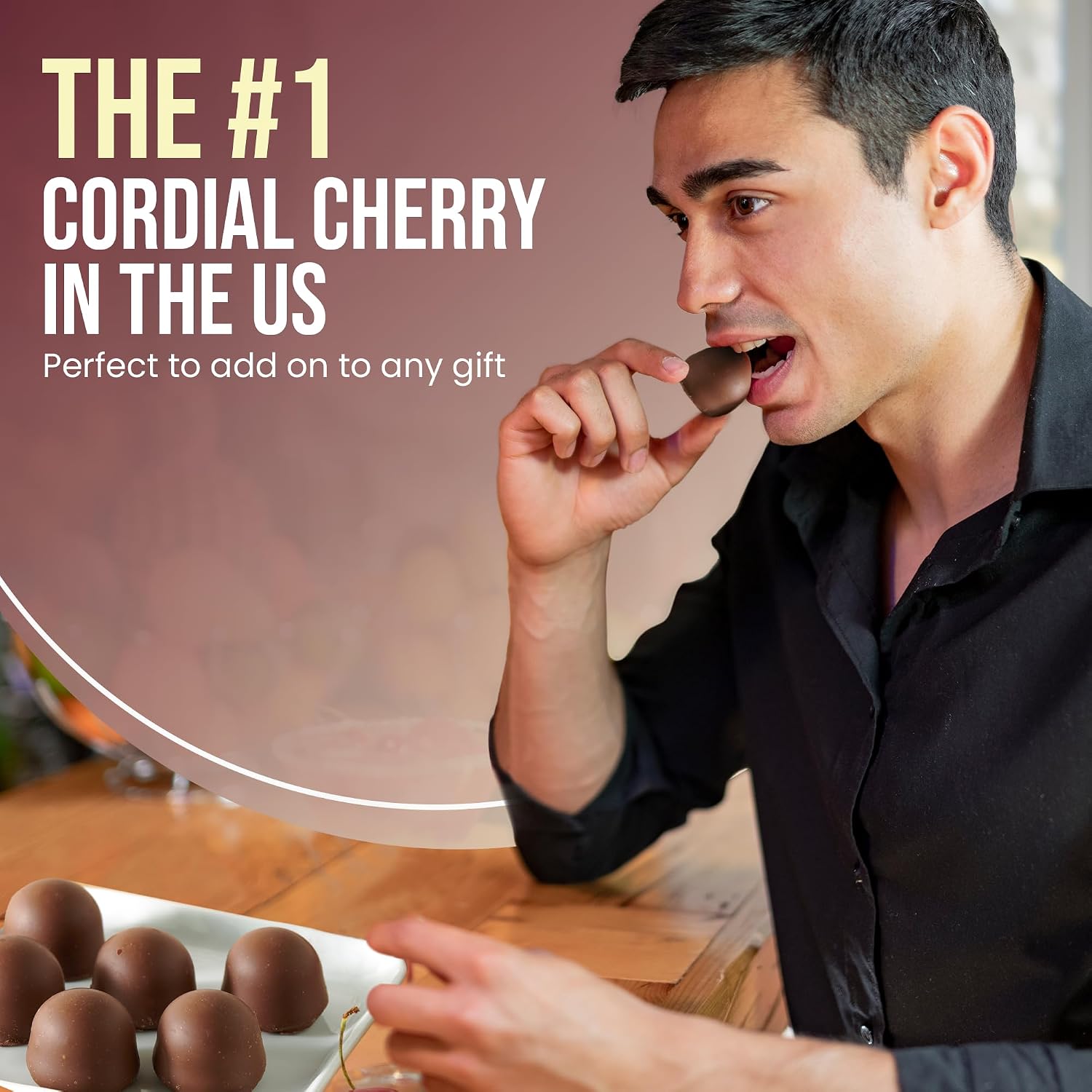 Queen Anne French Vanilla Chocolate Covered Cordial Cherries | 6.6 oz | 10 Piece Gift Boxes | Whole Maraschino Cherry Creamy Filled Liquid Center | Holiday Party Chocolate Candy
