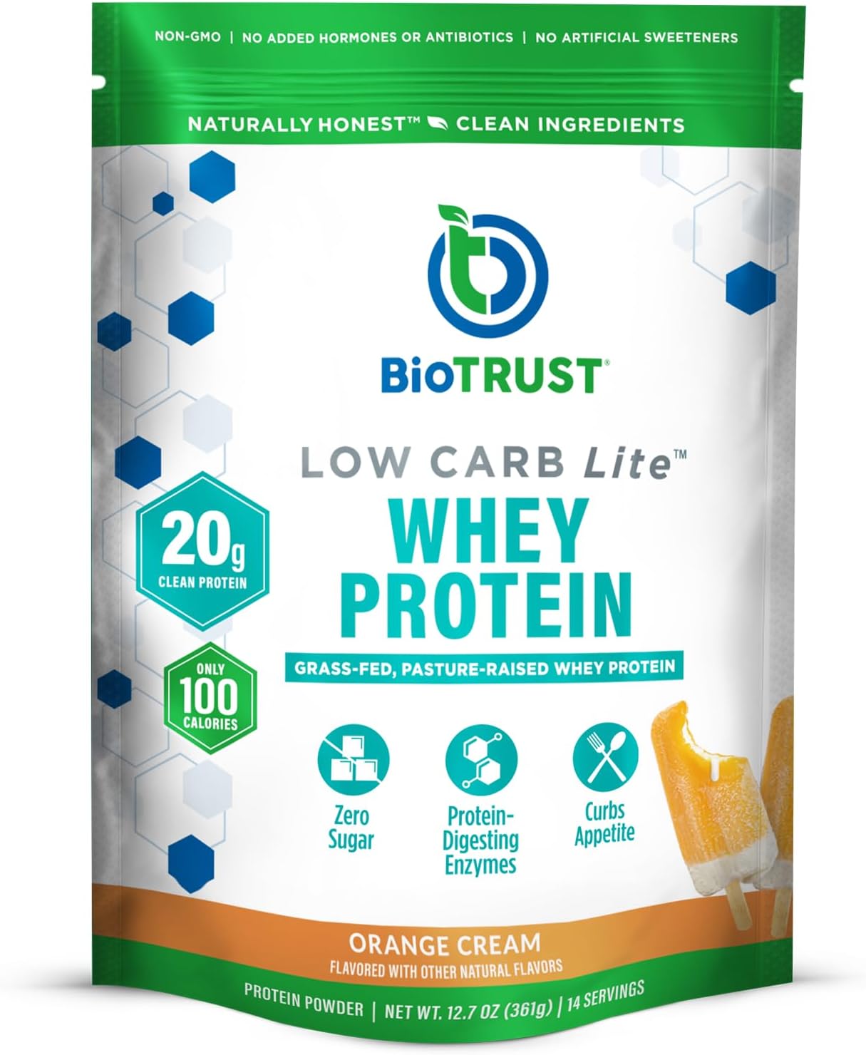 BioTrust Low Carb Lite Protein Powder - Whey Isolate, Vanilla Cupcake