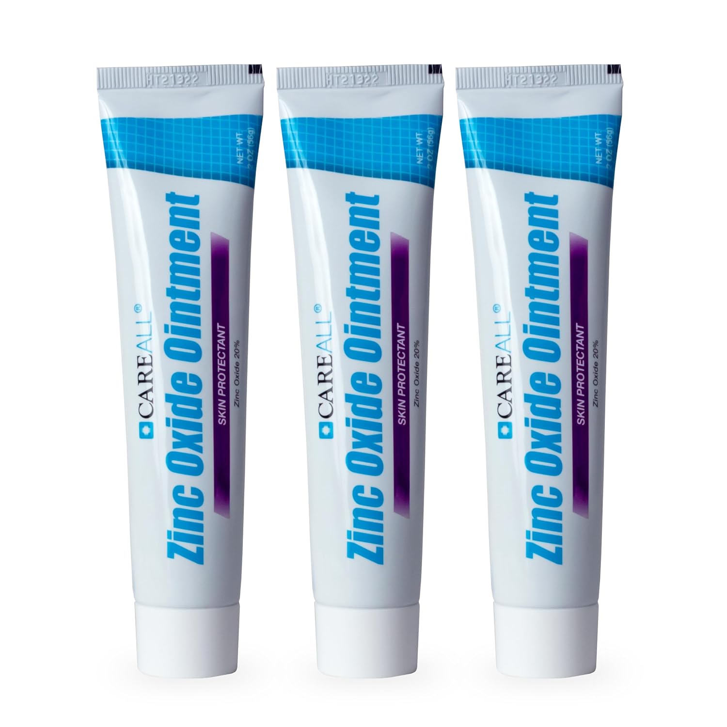 CareAll Zinc Oxide 20% Skin Protectant Barrier Ointment 2 oz (3 Pack), Relieves
