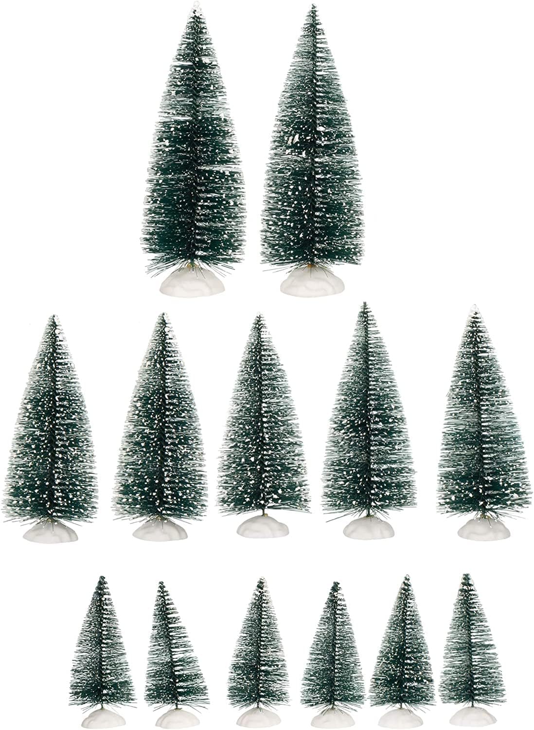 Mark Feldstein & Associates Winter Village LED Tea Light 31 Piece Porcelain Tabletop Christmas Figurine Boxed Set