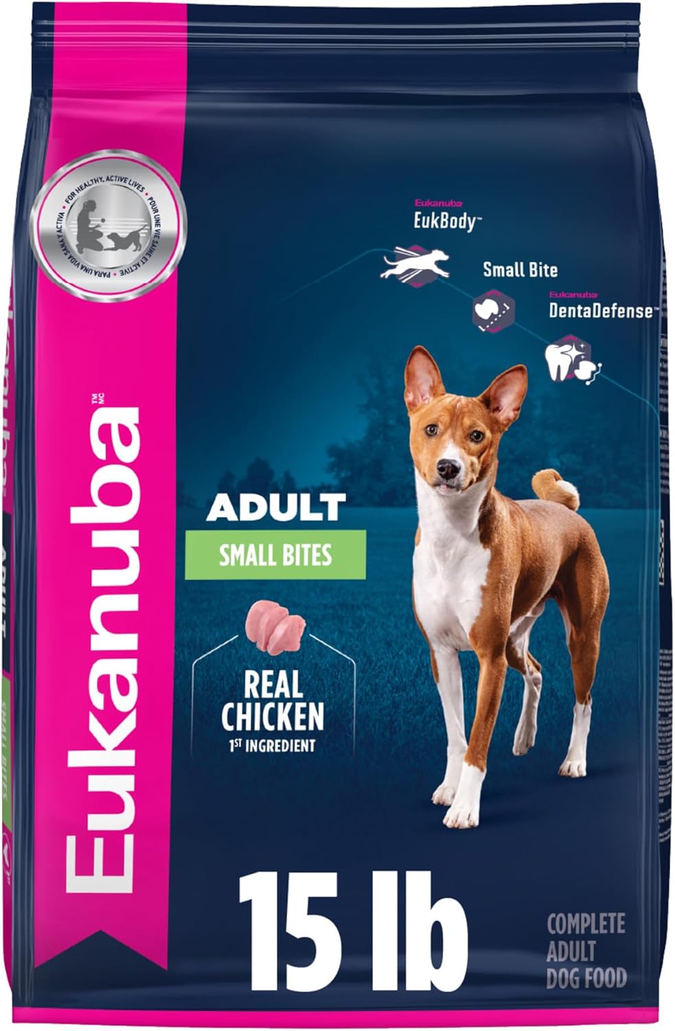 Eukanuba Adult Small Bites Dry Dog Food, 4.5 lb Bag