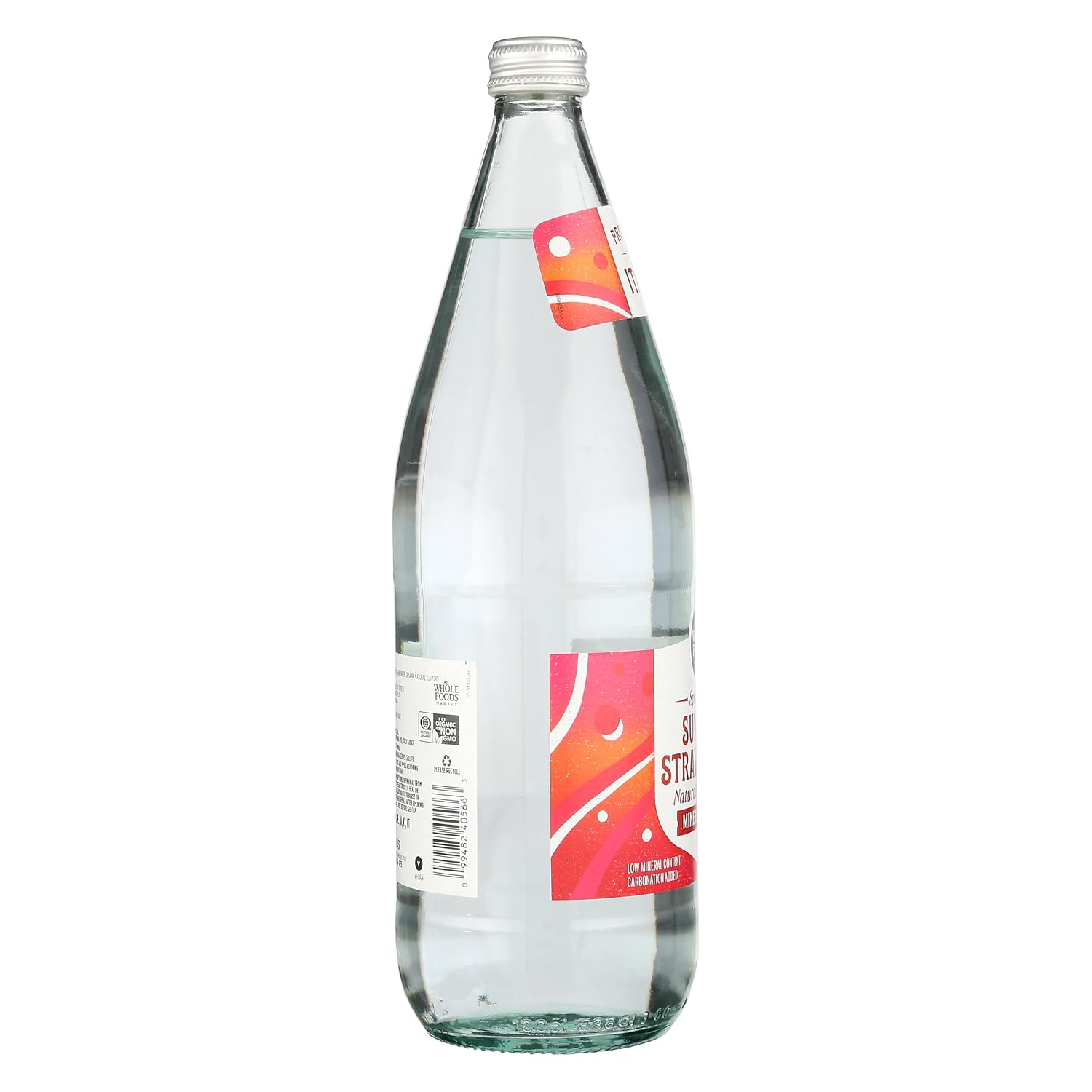 Whole Foods Market, Lemon Sparkling Mineral Water, 16.9 Fl Oz, 6 Count