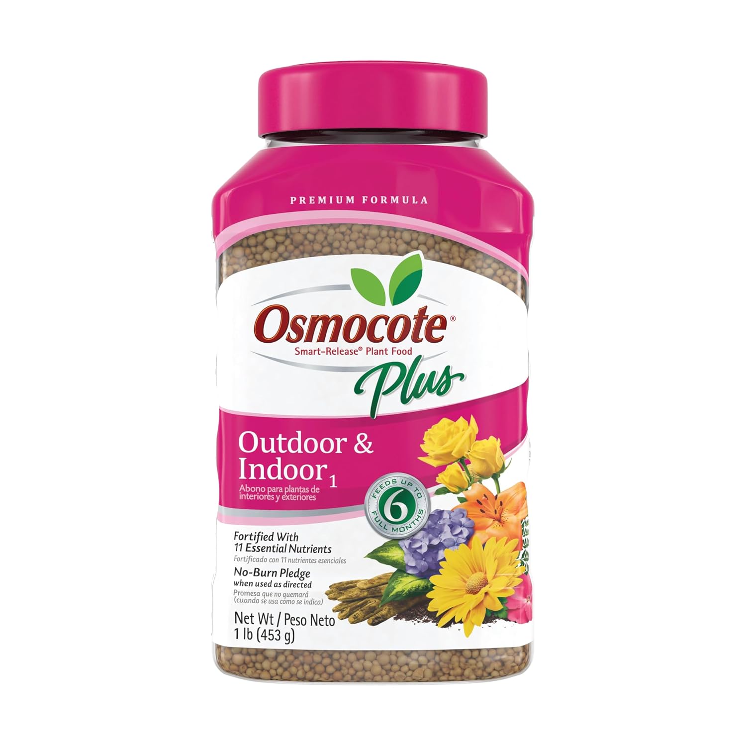 Osmocote Smart-Release Plant Food Flower & Vegetable, 4.5 lb. | For Edible Plants, Seasonal Vegetables, Fruits, Flowers, Herbs and More