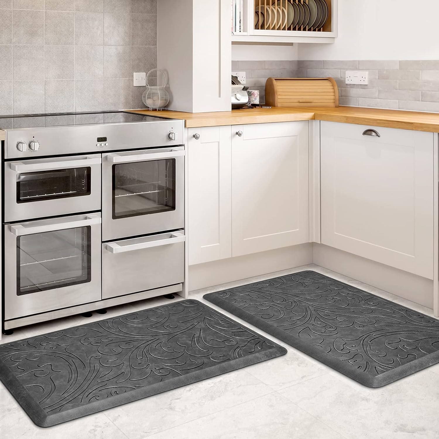 Kitchen Mat Cushioned Anti-Fatigue Comfort Standing Mat Rug for Home,Office