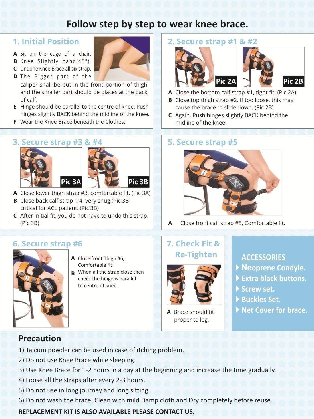 Z1 K2 Knee Brace – Ideal for Prevention PCL ACL MCL LCL/Meniscus Tear/OA/Arthritis/Osteoarthritis/Ligament Tear/Running/Sports Injury/Joint Pain/Offloader ~ Men ~ Women (S6)