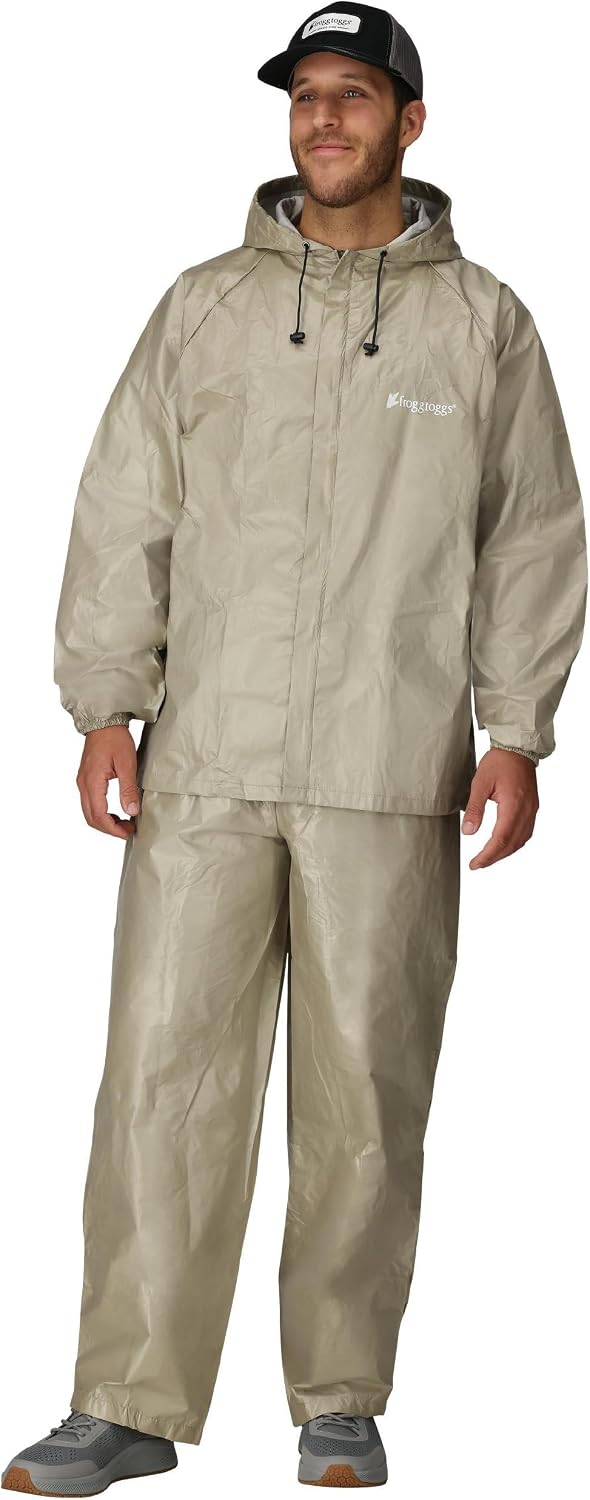 FROGG TOGGS Men's Ultra-Lite2 2-Layer Waterproof Breathable Rain Suit