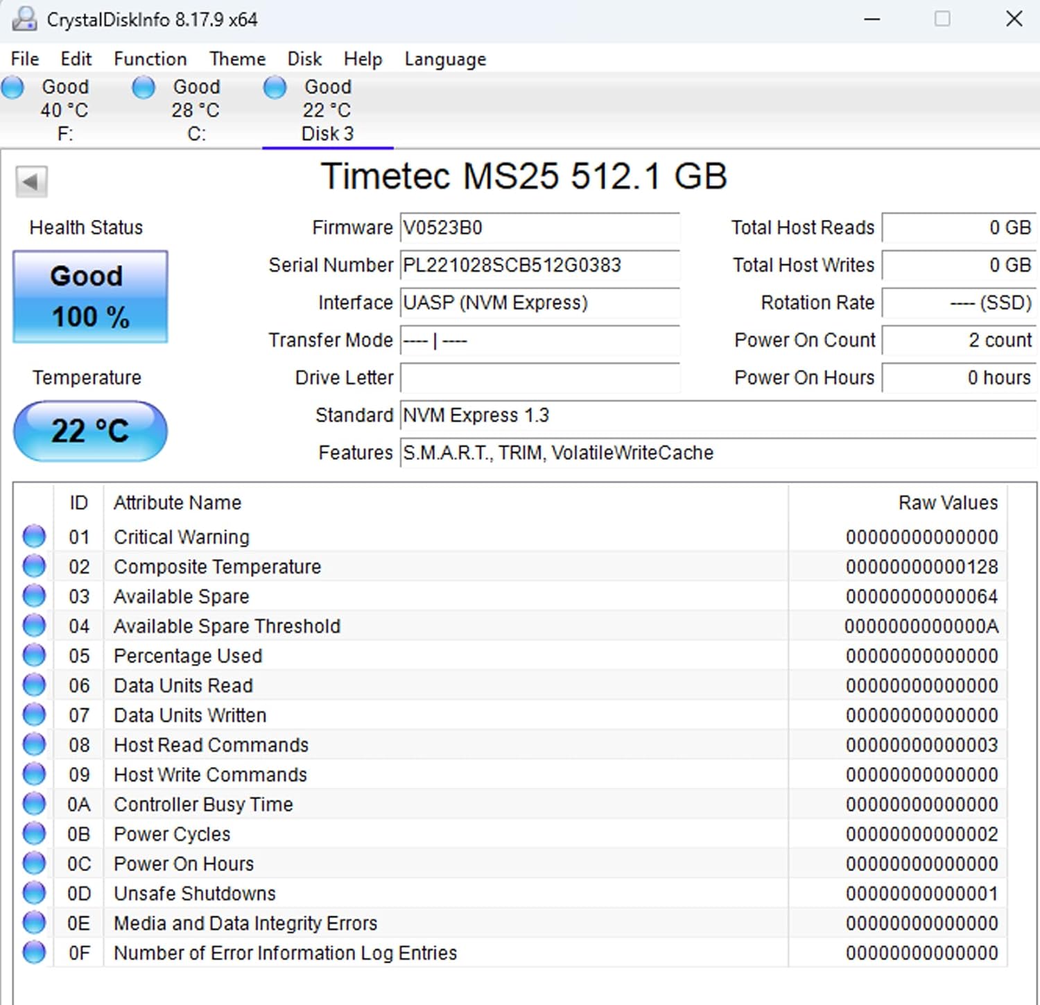 Timetec 1TB SSD NVMe PCIe Gen3x4 8Gb/s M.2 2280 3D NAND High Performance SLC Cache Read/Write Speed Up to 2, 000/1