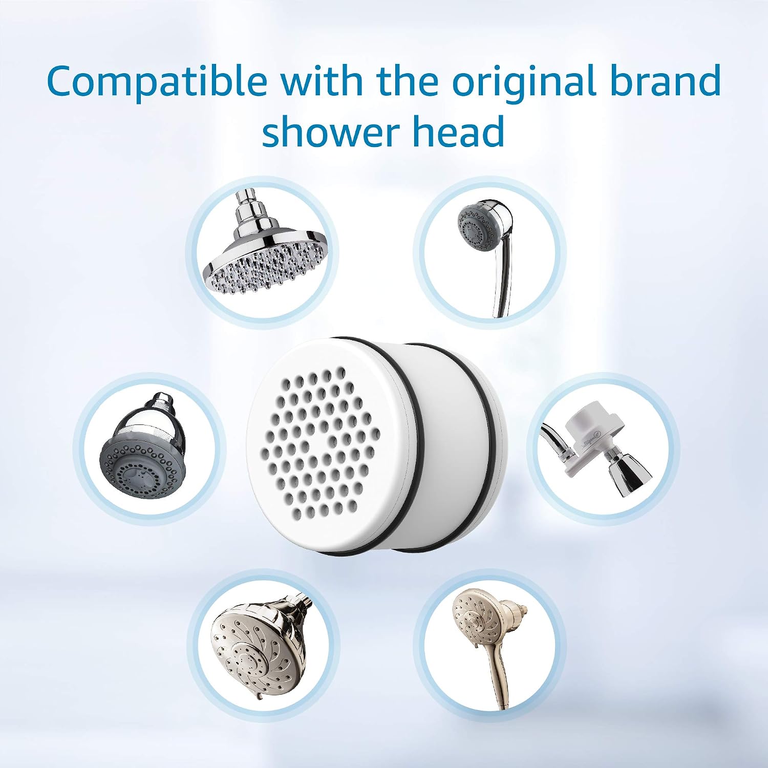 AQUA CREST WHR-140 Shower Filter, Replacement for Culligan® WHR-140 | Compatible with Culligan® WSH-C125, ISH-100, HSH-C135