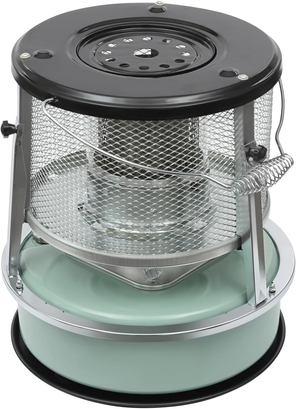 Portable Kerosene Heater 9000 BTU Indoor Outdoor Heater with Adjustable Flame, 4.6L Tank, 15-17 hr Runtime, Fuel Gauge, Mesh Guard, for Garage