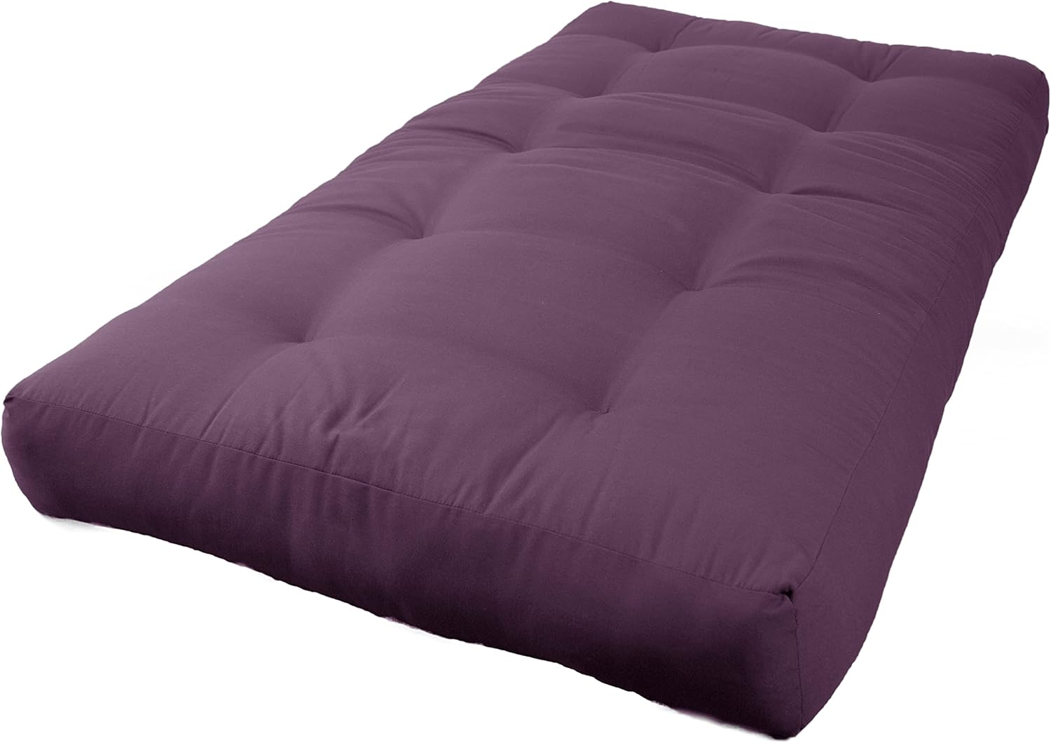 Blazing Needles Renewal 7" Twill Futon Mattress, Full, Aqua Blue