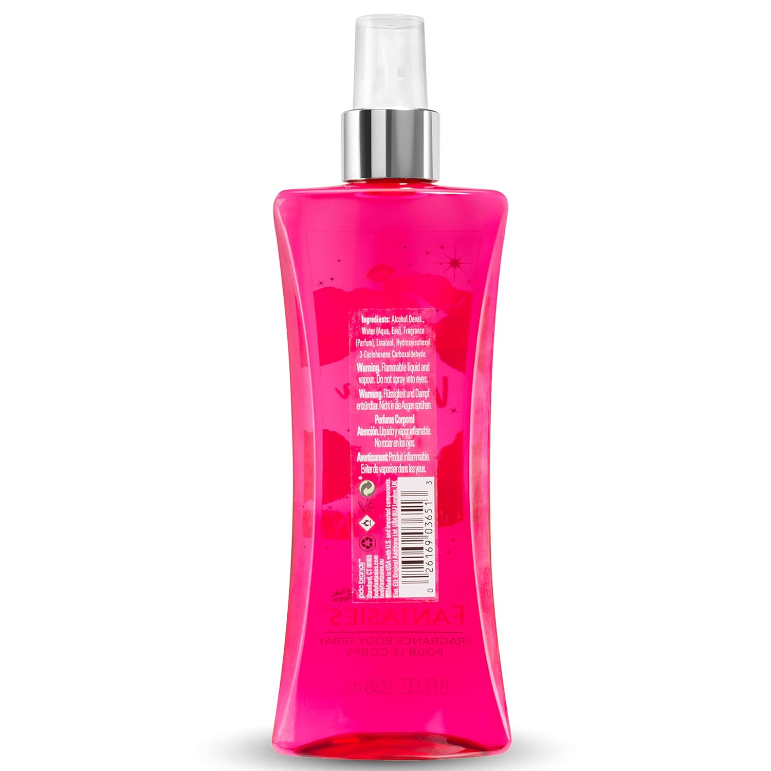 Body Fantasies Signature Fragrance Body Spray, Fresh White Musk, 8 Fluid Ounce