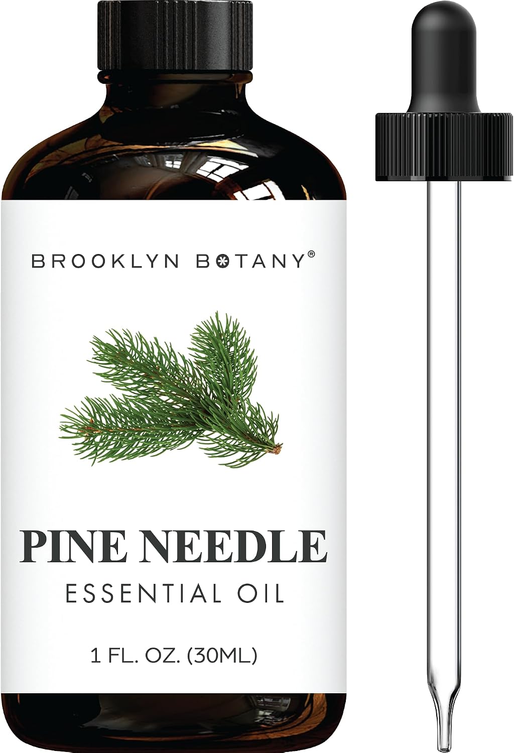 Brooklyn Botany Peppermint Essential Oil - Huge 4 Fl Oz - 100% Pure and Natural - Premium Grade with Dropper - for Aromatherapy and Diffuser