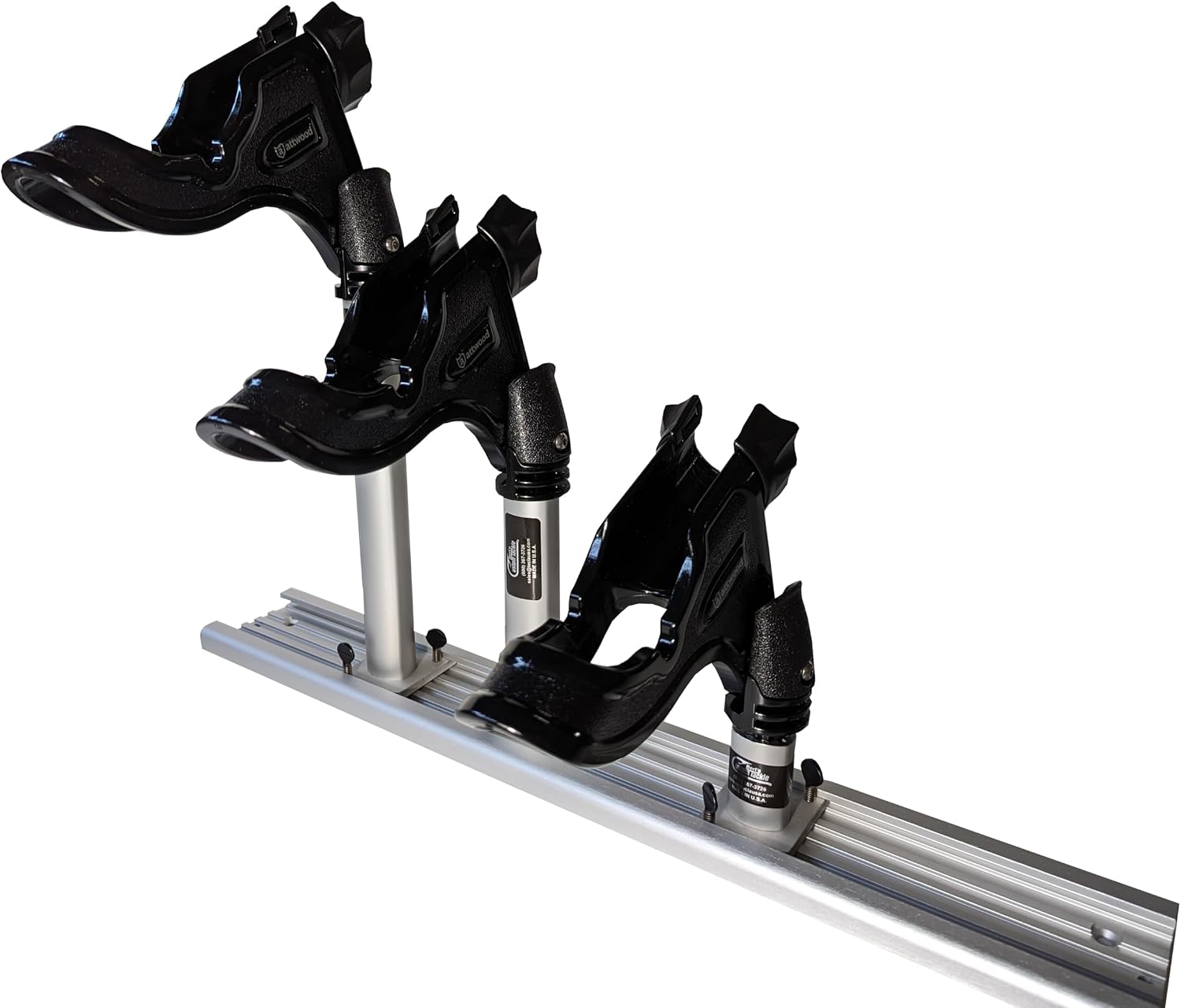 Pro-Series Cradle Rod Holder with Riser, Satin