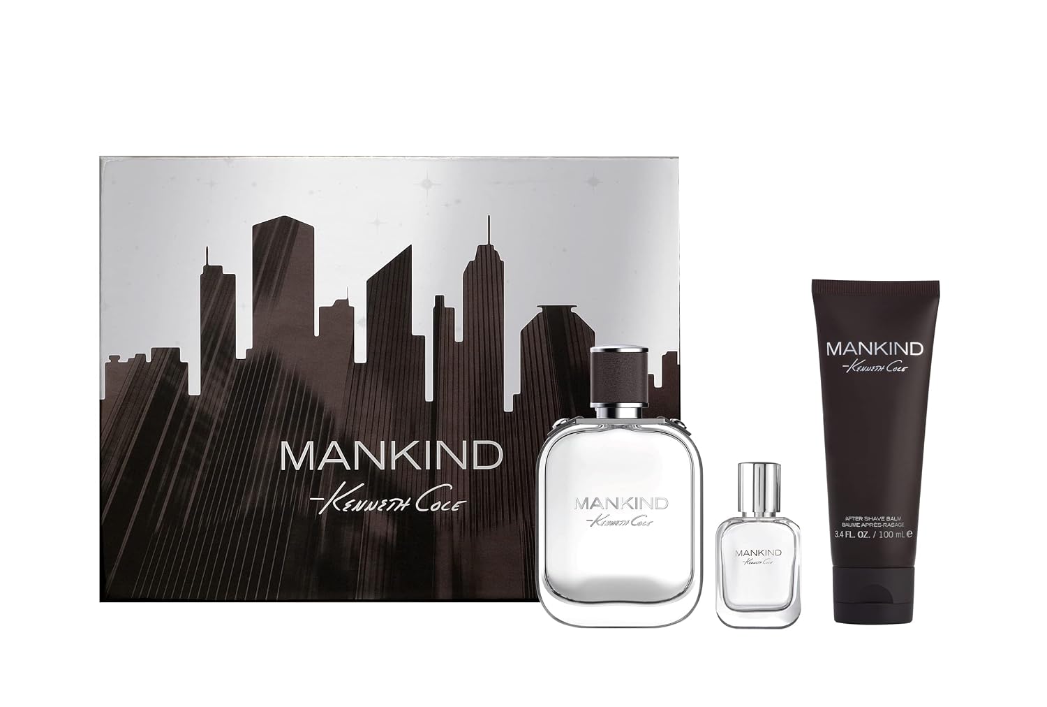 Kenneth Cole Mankind Eau de Toilette Spray Cologne for Men, Aromatic Woody Fragrance, Notes of Cardamom, Cedarwood, Sandalwood, Oak Moss, Modern + Masculine Scent