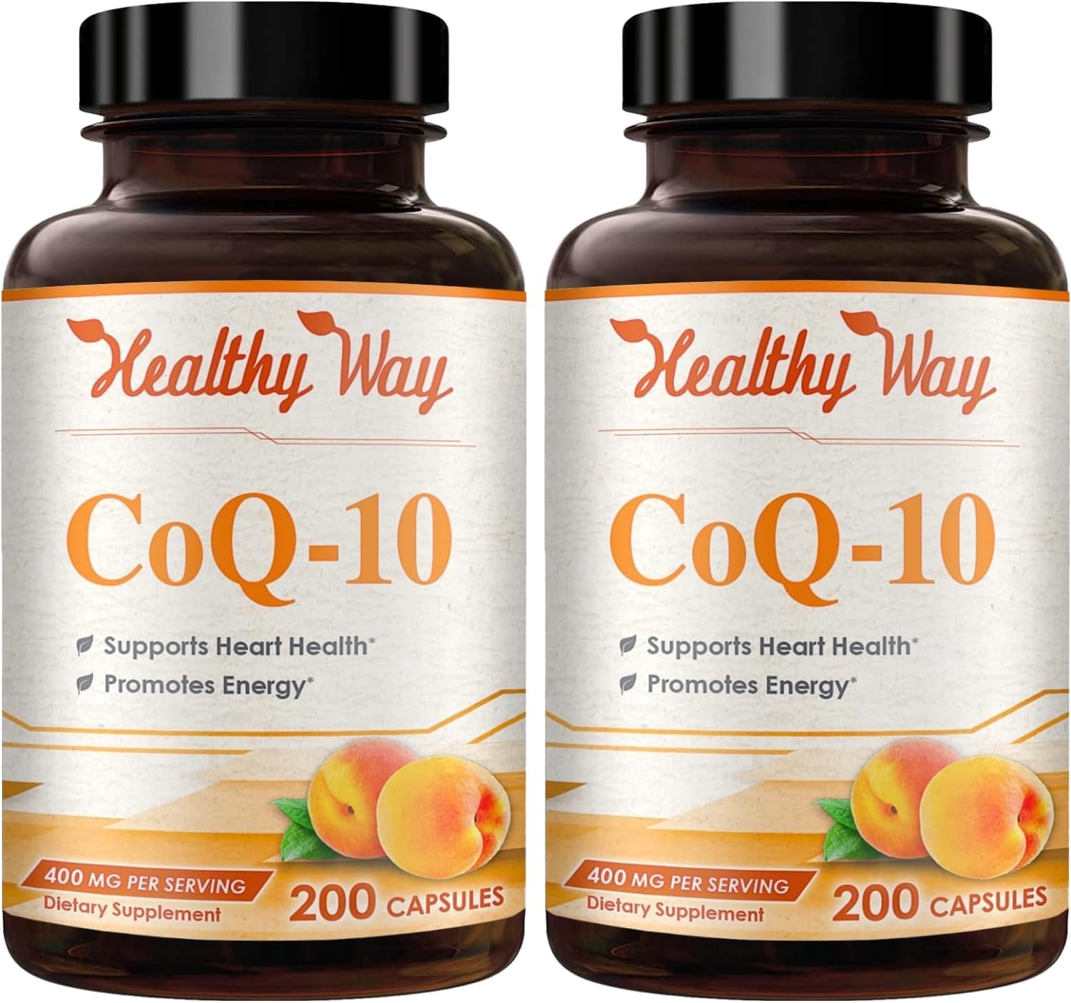 Coenzyme Q10 400mg CoQ10 Supplement - Once Daily Coq 10 400mg Powder Capsules for Healthy Heart Antioxidant and Energy Support - Non-GMO Quick Absorption Ubiquinone Q10 Coenzyme (100 Servings)
