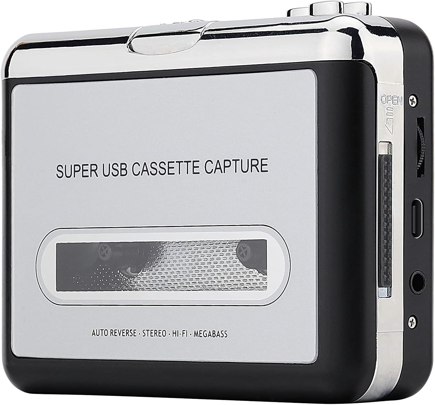 Cassette Tape Player – Portable Tape Player Audio Cassette to Digital Converter