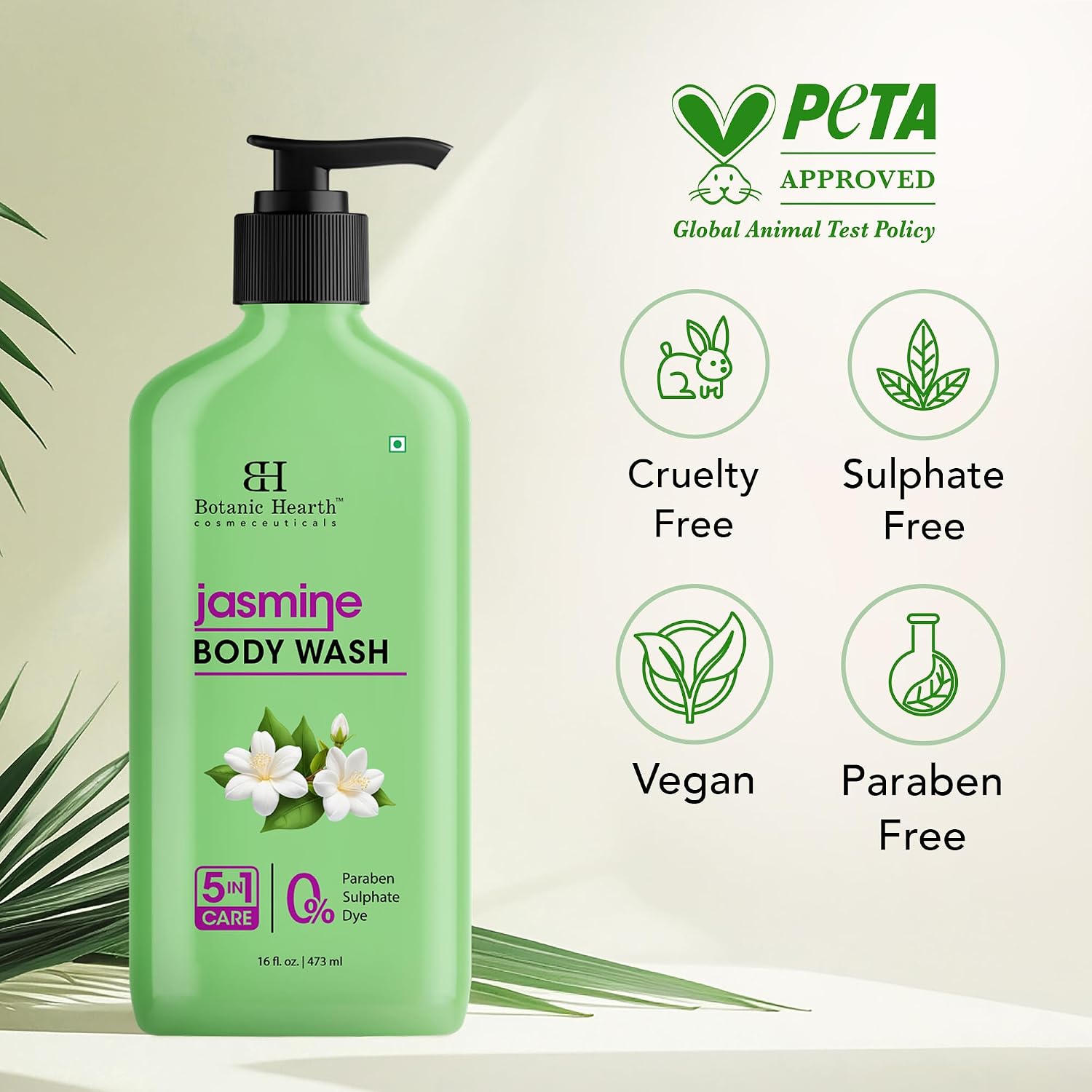 Botanic Hearth Tea Tree Body Wash With 100% Tea Tree Oil - 16 Fl oz