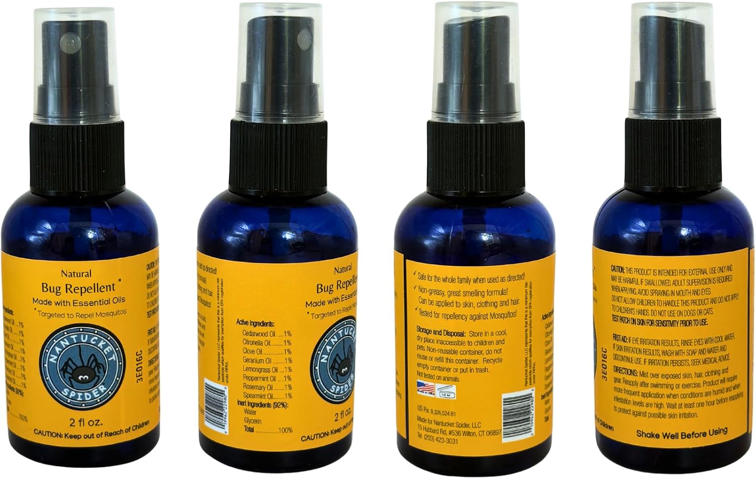 Original Bug Repellent for People - 8 oz | Repels Mosquitos, Biting Flies, & No-See-Ums | Deet-Free Essential Oil Insect Repellent