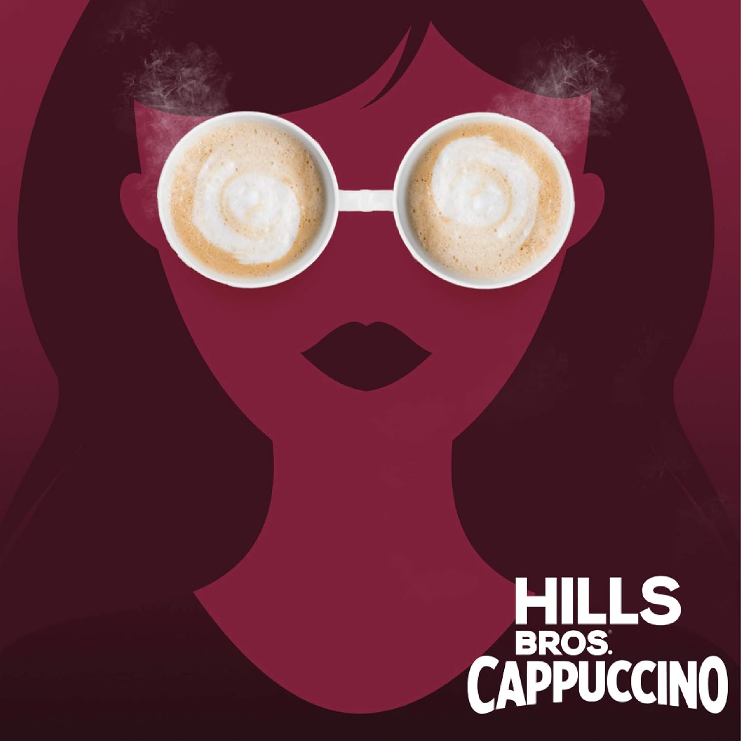Hills Bros. Cappuccino Mix – Rich, Frothy Coffeehouse-Tasting Instant Drink Mix – Quick and Easy Preparation – Perfect for Hot & Iced Drinks & Creaming Coffee – Double Mocha, 1 Pack of 16oz