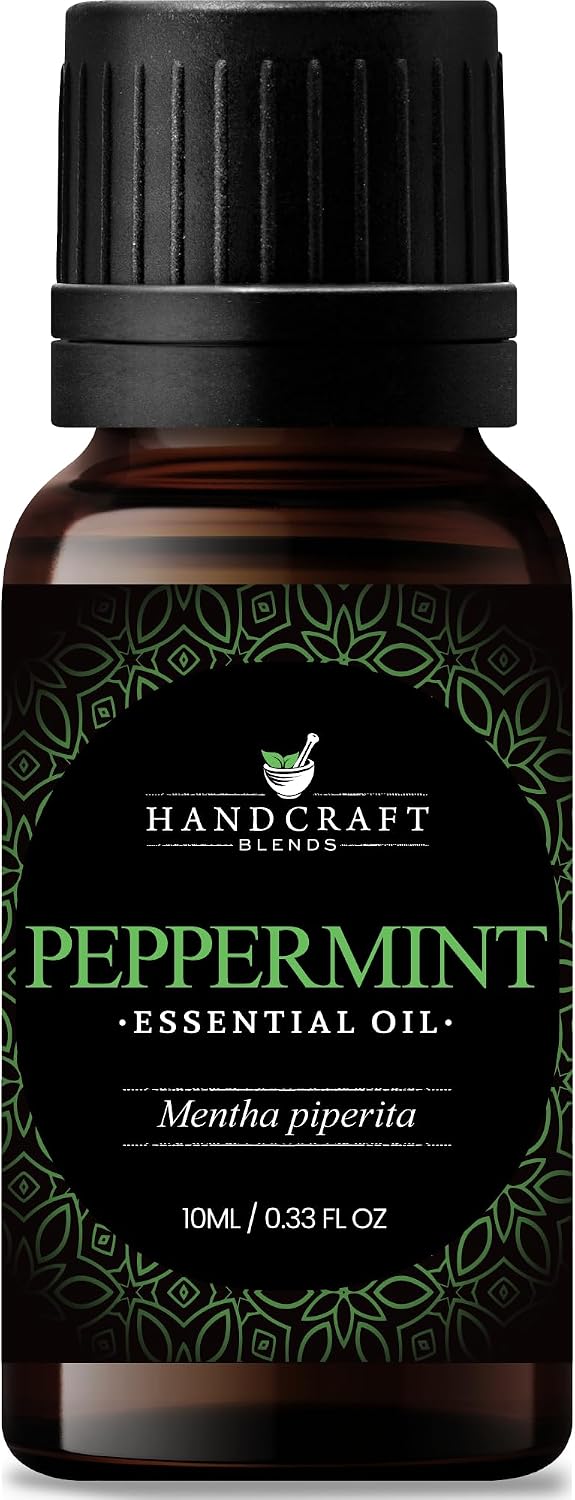 Handcraft Blends Peppermint Essential Oil – Huge 4 Fl Oz – 100% Pure and Natural – Premium Grade Essential Oil for Diffuser and Aromatherapy, Skin, Massage, Candle and Soap Making Fragrance