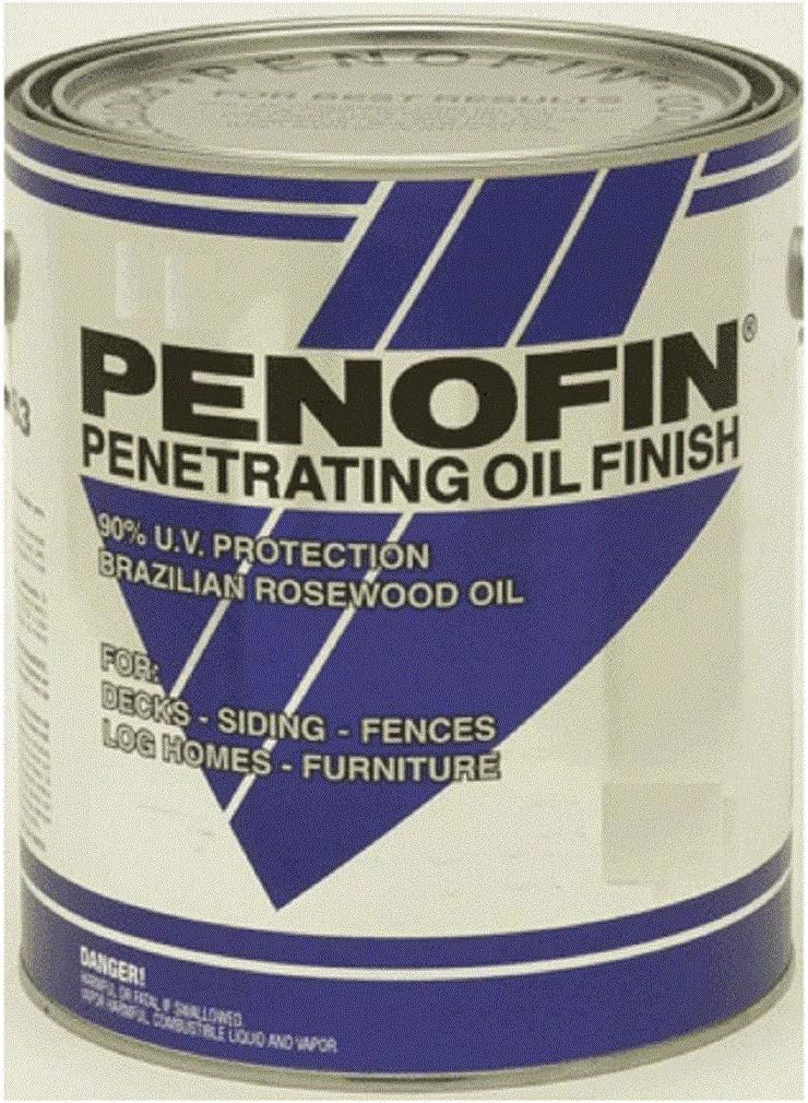 Penofin F3echga Blue Label Exterior Wood Finish, 1 Gal, Chestnut