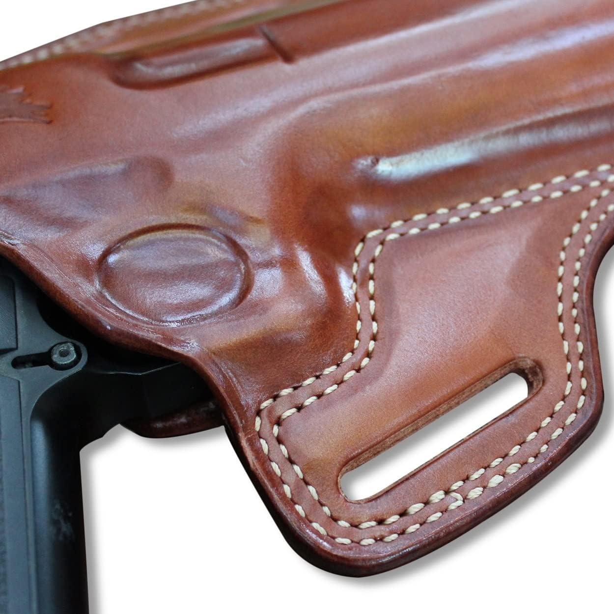 Premium The Ultimate Leather OWB Pancake Holster Fits, Desert Eagle All Calibers with 6” Barrel, Right Hand Draw, Brown Color