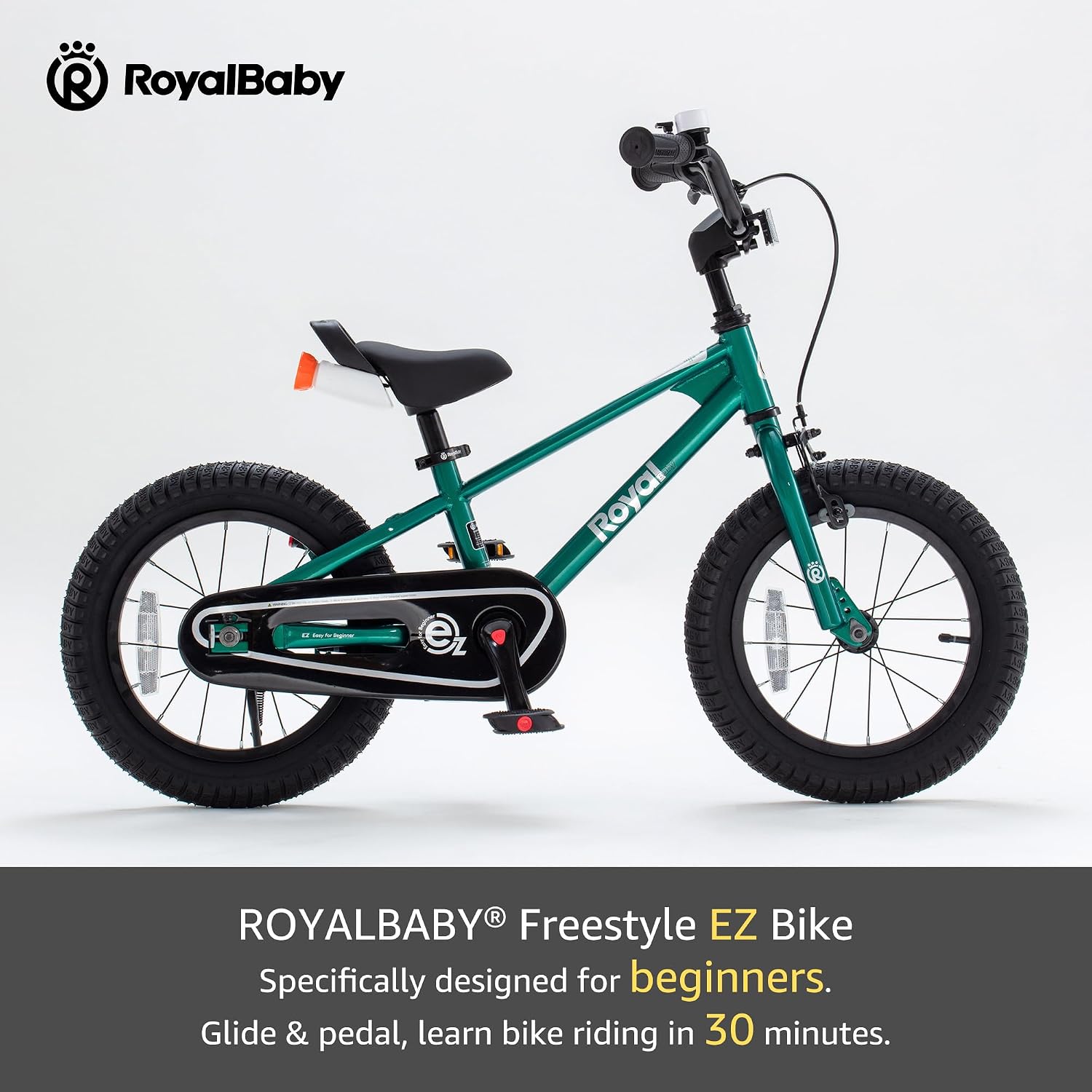 RoyalBaby EZ Kids Bike 12 14 16 18 20 Inch Balance Pedal 2-in-1 Training Bicycle Boys Girls Ages 3 to 12 Years Easy Learn for Beginners