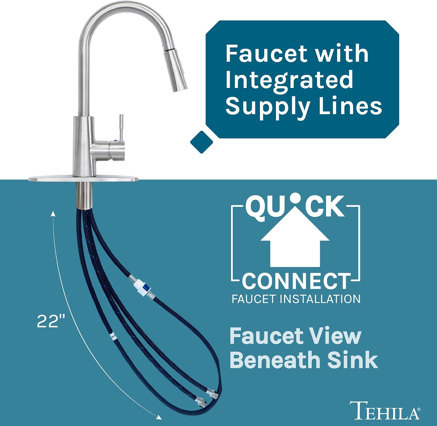 White Utility Sink Laundry Tub with High Arc Stainless Faucet for Laundry Room Basement, Garage
