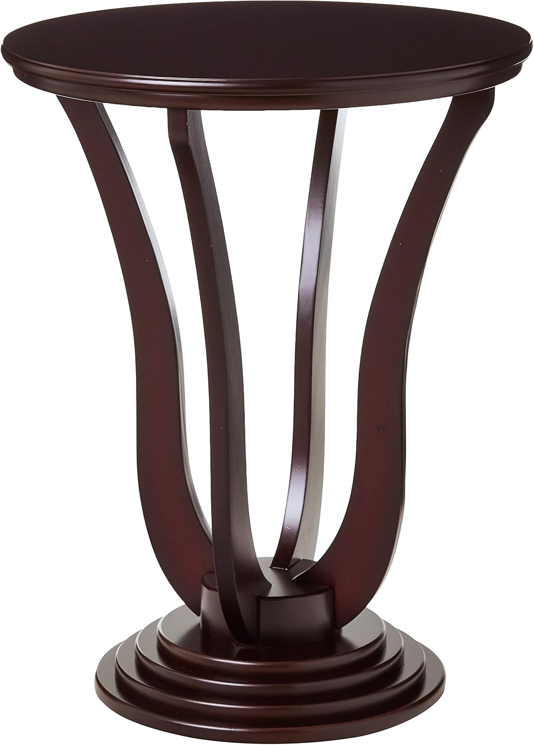 Frenchi Furniture Table, L 19.70 inch x W 19.70 inch x H 25.80 inch, Espresso