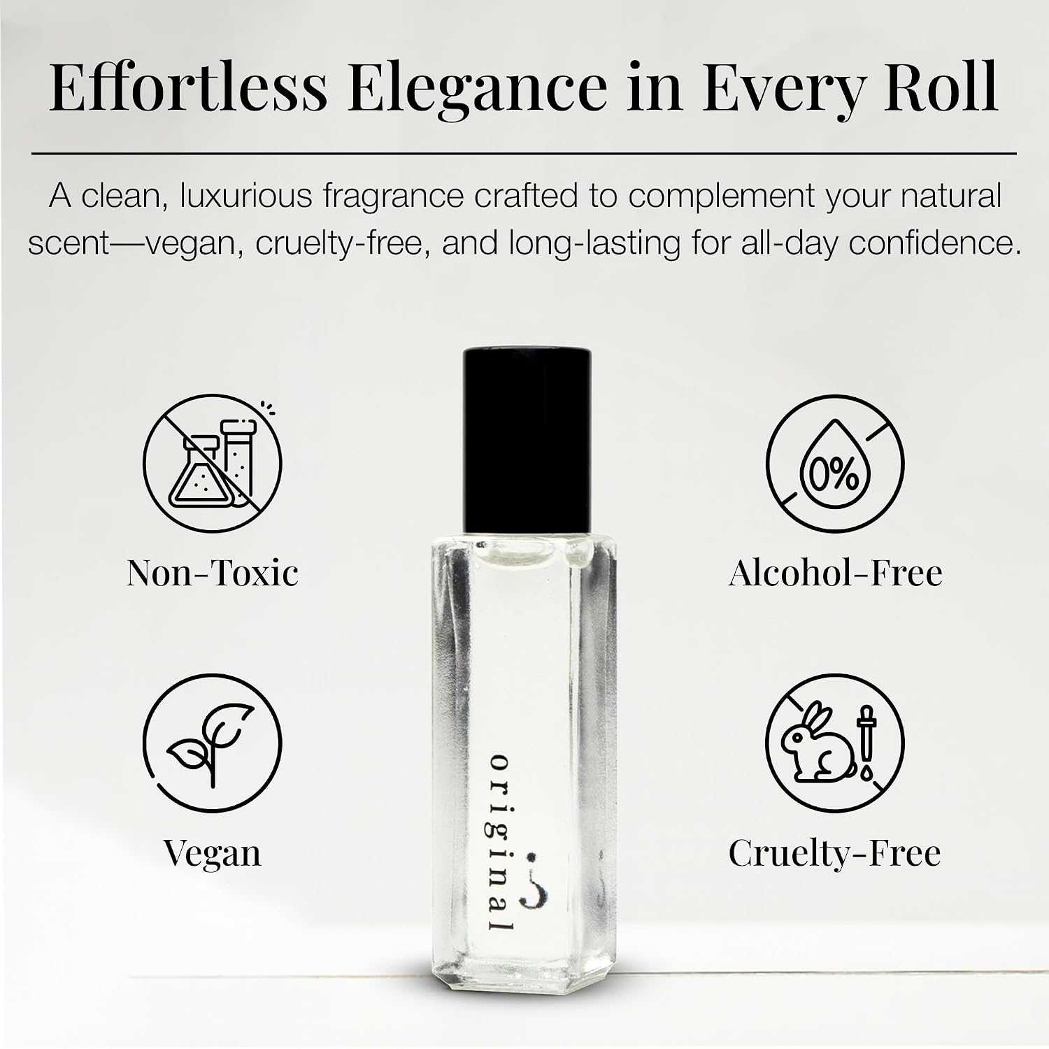 Original Roll On Pheromone Perfume Made in USA - Premium Rollerball Subtle Fragrance for Women - Long-Lasting Cruelty-Free Alcohol-Free Gentle on