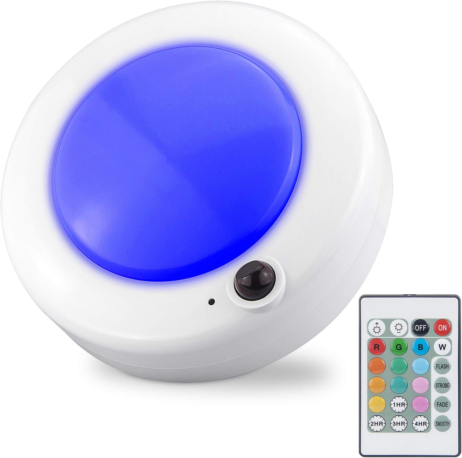 BIGMONAT Wireless Ceiling Light with Remote and Timer, Dimmable Motion Sensor Shower Light