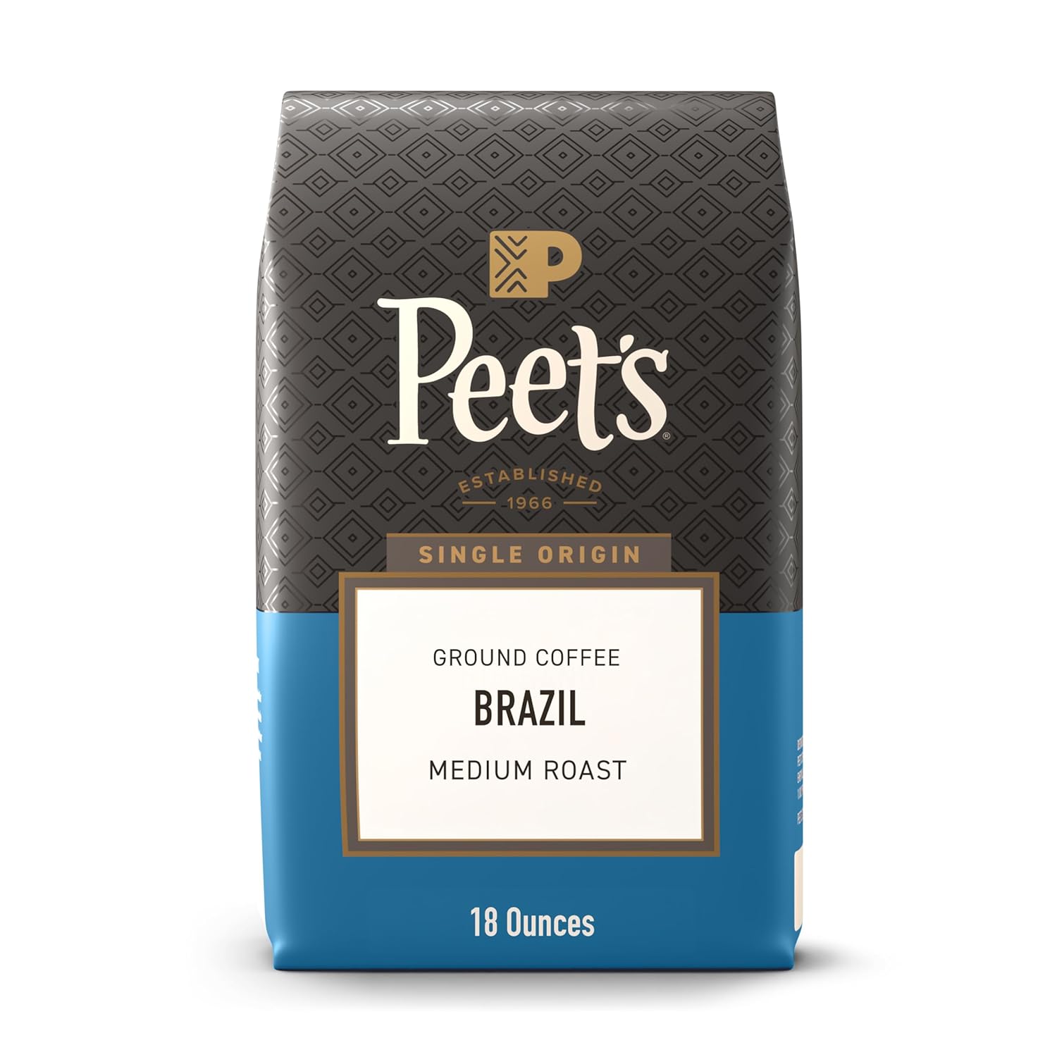 Peet's Coffee Ground Coffee Medium Roast, Big Bang, 18 Ounces