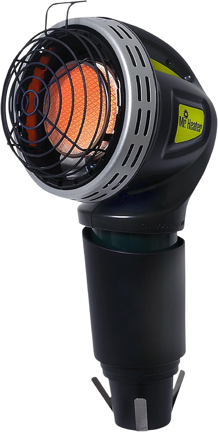 Mr. Heater Golf Cart 4, 000 BTU Radiant Propane Heater | Stay warm on the course when you're riding, Designed with an integrated handle