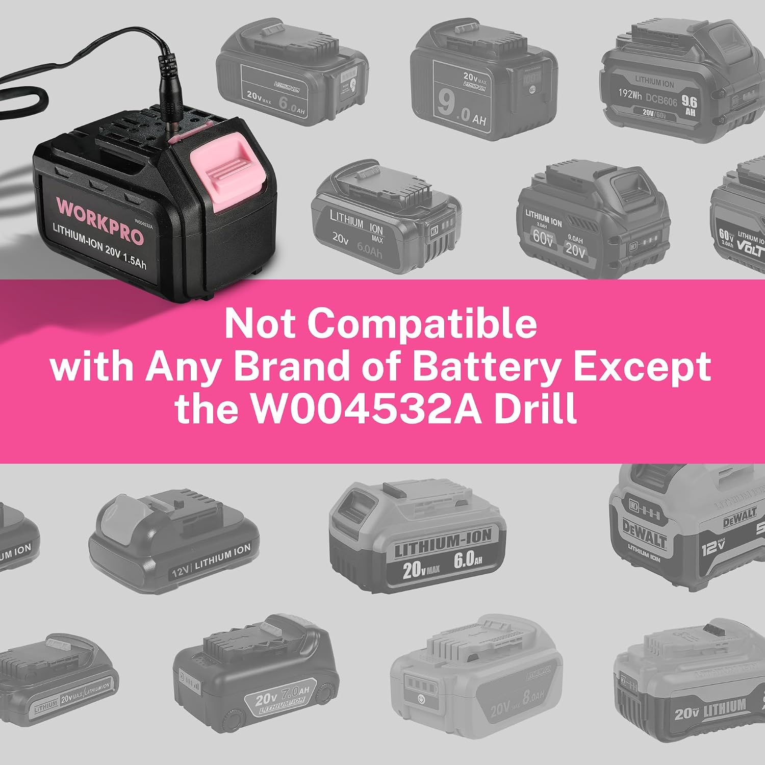 WORKPRO Replacement Charger Cord