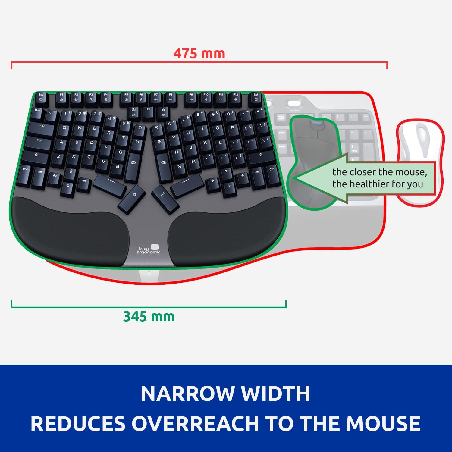 Cleave Split Ergonomic Mechanical Keyboard – All-Day Comfort, Boosts Productivity, Natural Typing Posture, Tactile Optical Switches