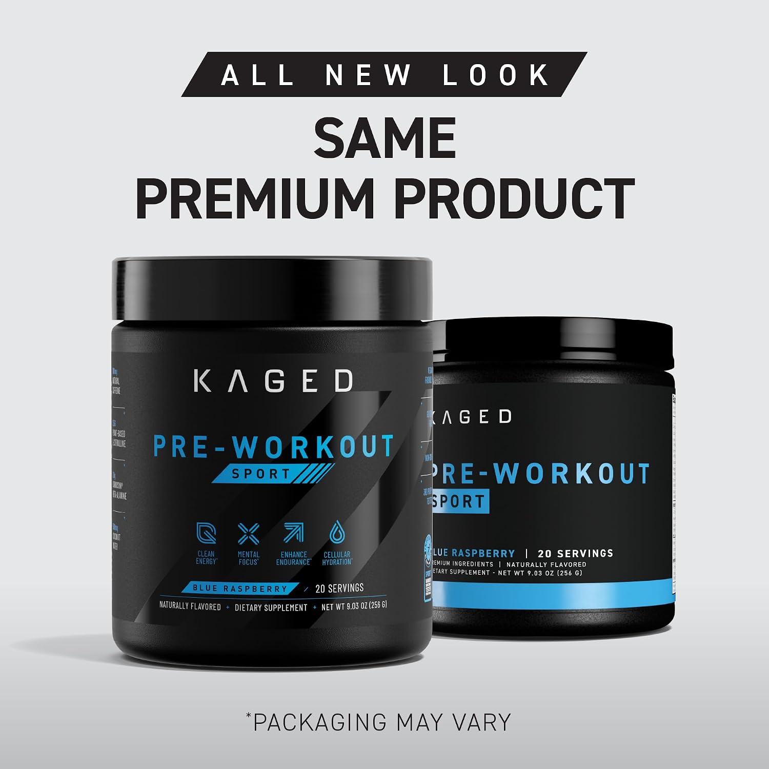 Kaged Sport Pre Workout Powder for Men & Women, Mango Lime, Sport Certified, 188mg Caffeine, Nitric Oxide Supplement, Beta Alanine for Energy